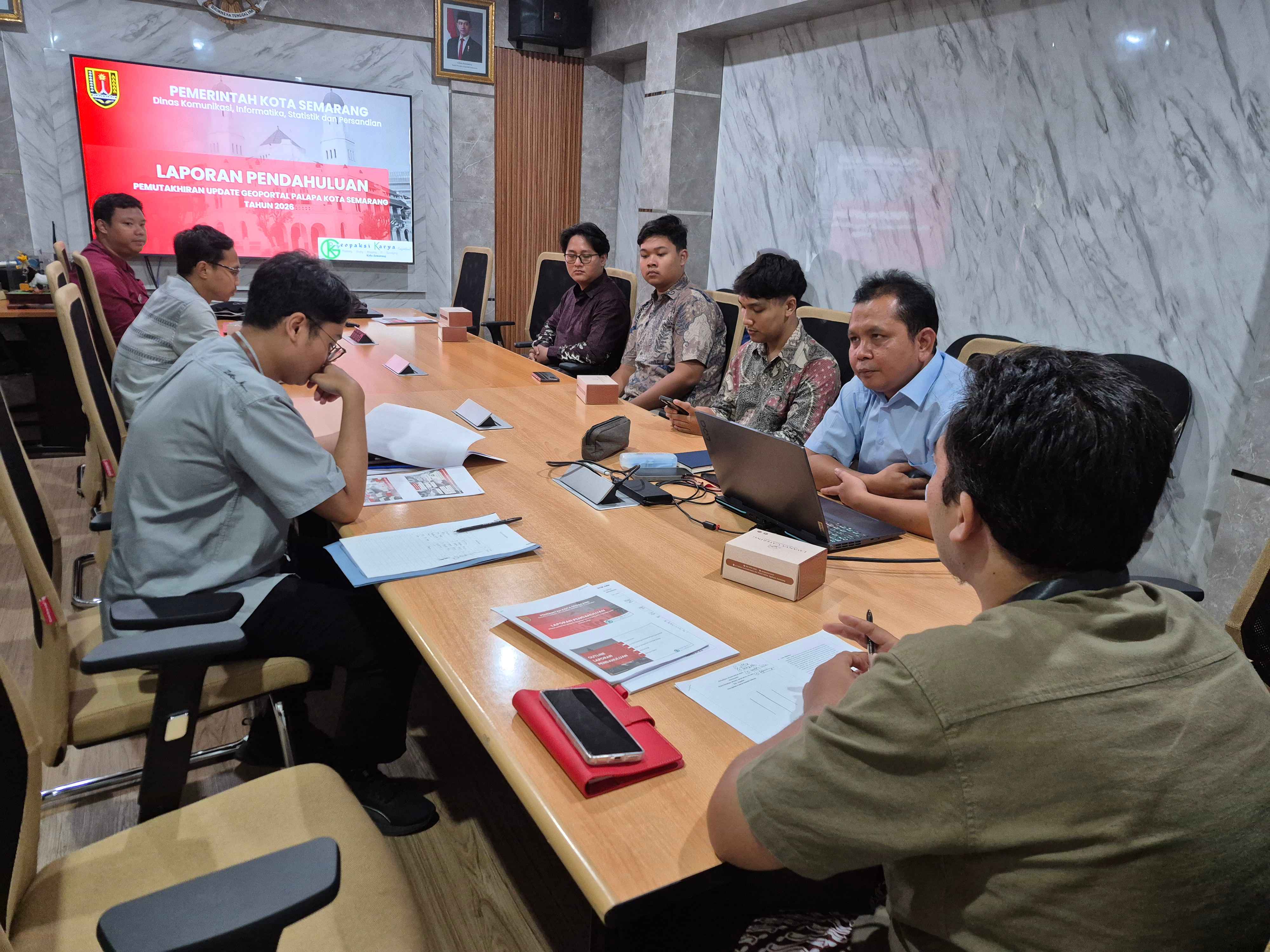 Rapat Pemutakhiran Geoportal Palapa
