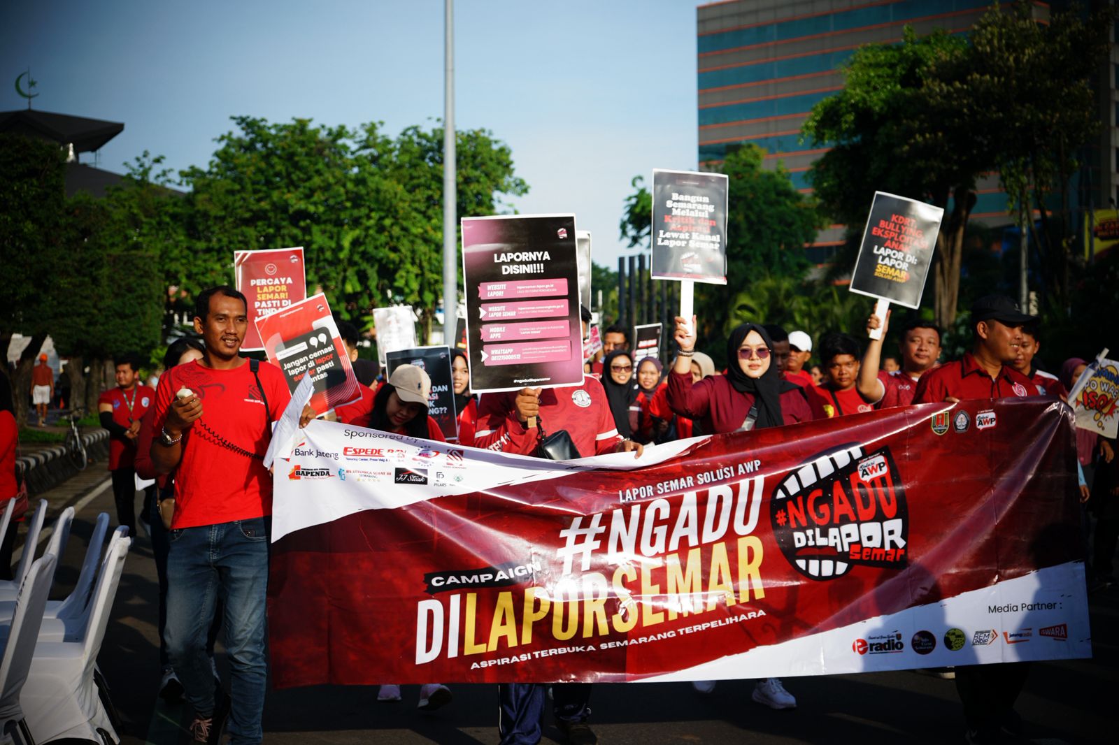 Baru 40% Warga Yang Tahu, Pemkot dan Ilkom Undip Gelar Campaign #Ngadudilaporsemar