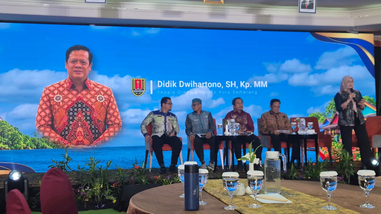 Kepala Diskominfo Semarang Jadi Narasumber Forum NUFReP di Banjarmasin, Bagikan Inovasi Penanganan Banjir Perkotaan