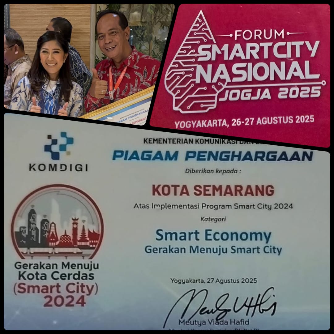 Kota Semarang Raih Penghargaan Smart Economy pada Ajang Smart City 2024